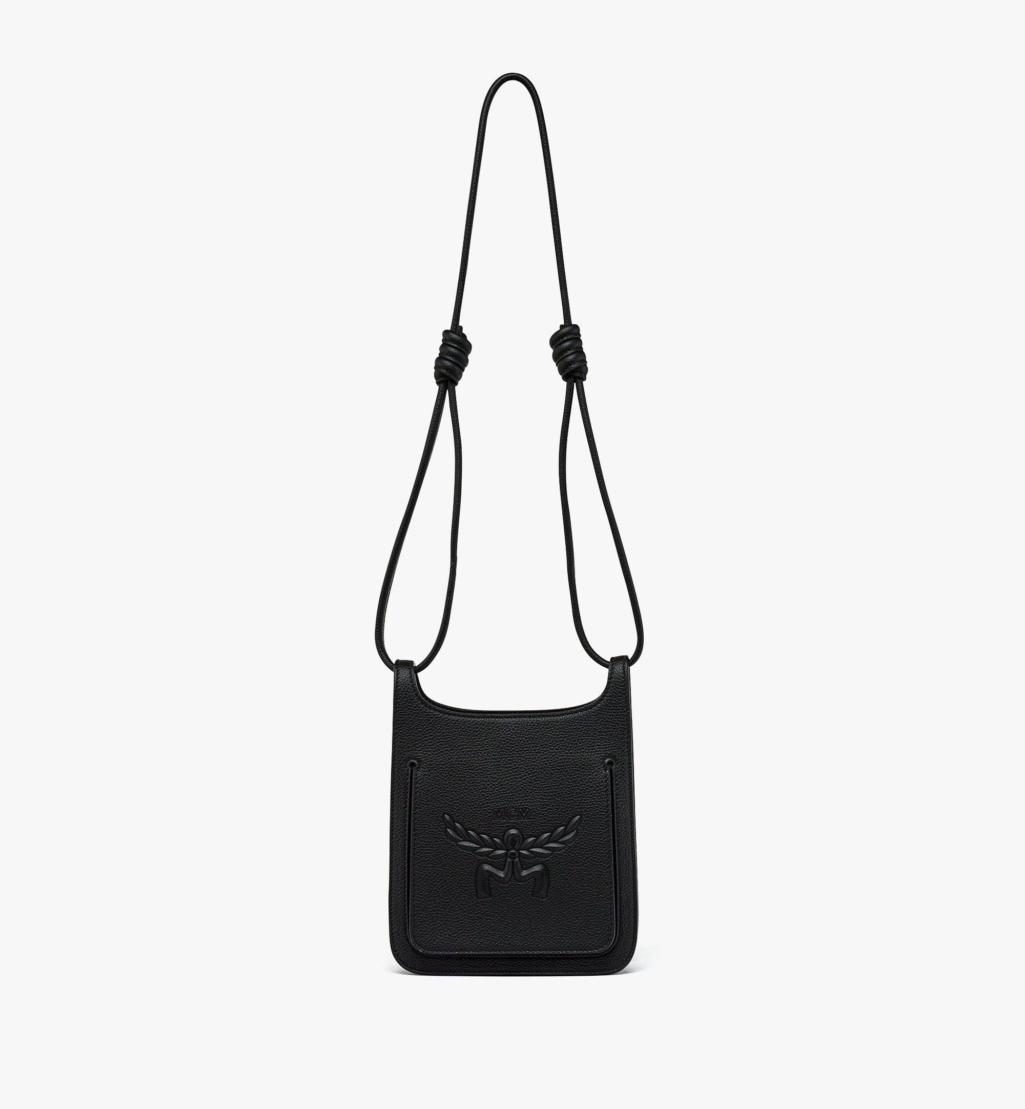 Himmel Hobo in Embossed Logo Leather 1